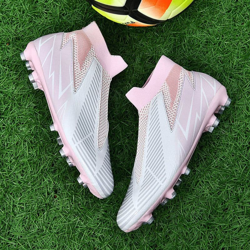 image-No Shoelace No Tie Socks Mouth Soccer Shoes Men