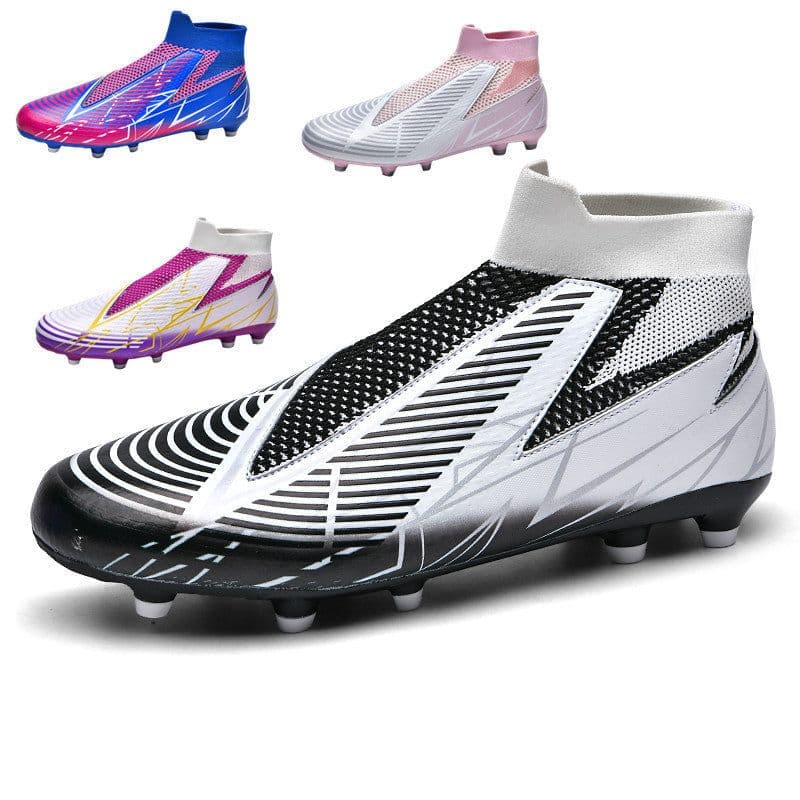 image-No Shoelace No Tie Socks Mouth Soccer Shoes Men