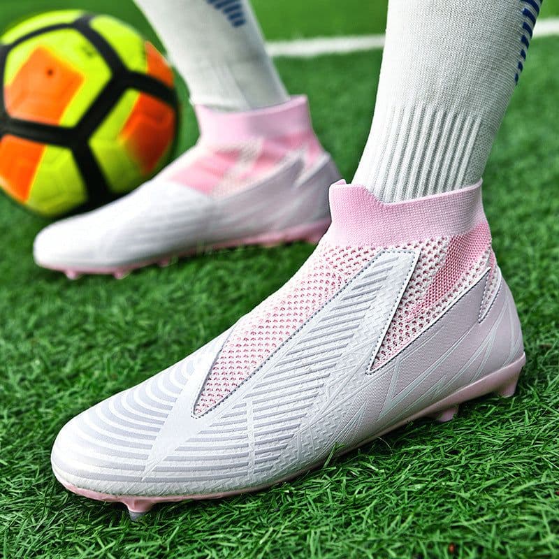 image-No Shoelace No Tie Socks Mouth Soccer Shoes Men
