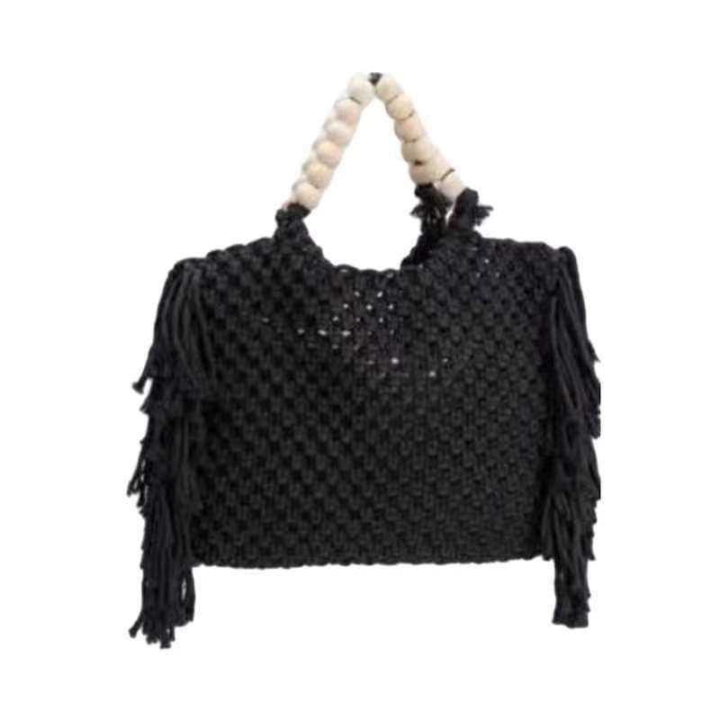 image-Woven Women's Crossbody Mini Bag Mobile Phone Bag Hanging Wrist Coin Purse Summer