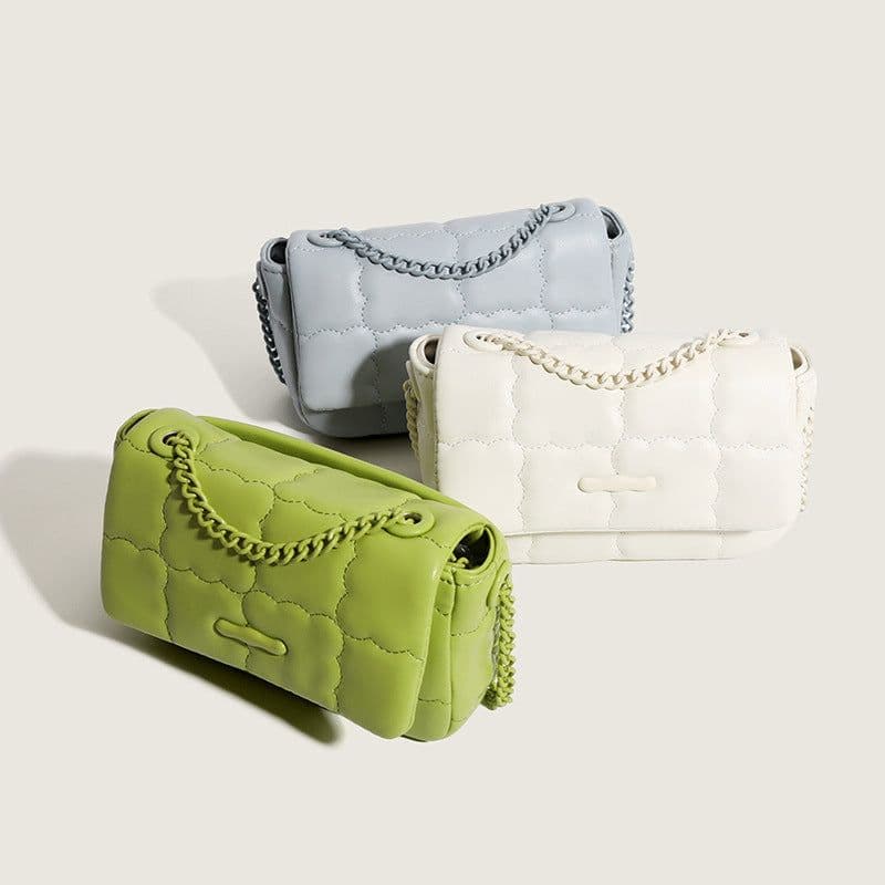 image-Casual High-grade Plaid Women's Bag Classic Style Pure Color All-matching Crossbody