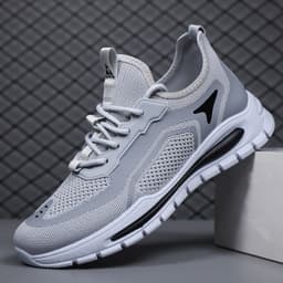 image-Men's Mesh Shoes Fashion Fly Knit Lightweight Breathable Sneakers Casual Sports Shoe