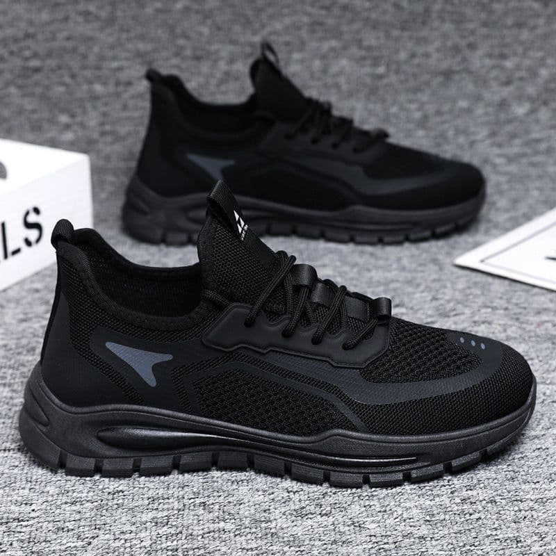 image-Men's Mesh Shoes Fashion Fly Knit Lightweight Breathable Sneakers Casual Sports Shoe