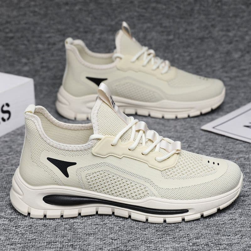 image-Men's Mesh Shoes Fashion Fly Knit Lightweight Breathable Sneakers Casual Sports Shoe