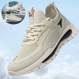 image-Men's Mesh Shoes Fashion Fly Knit Lightweight Breathable Sneakers Casual Sports Shoe