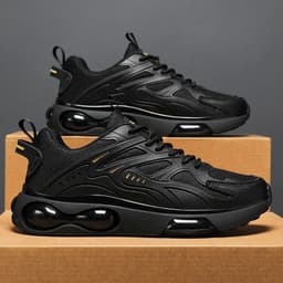 image-Fashion Cushion Shoes Men Outdoor Lightweight Breathable Sneakers Casual Running Sports Shoes