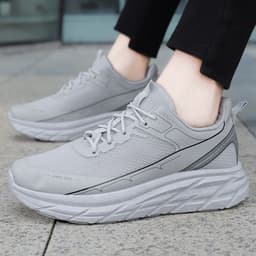 image-Fashion Thick-soled Anti-skid Shoes Ins Slip-on Casual Lazy Shoes Men Outdoor Breathable Lace-up Running Sports Sneakers