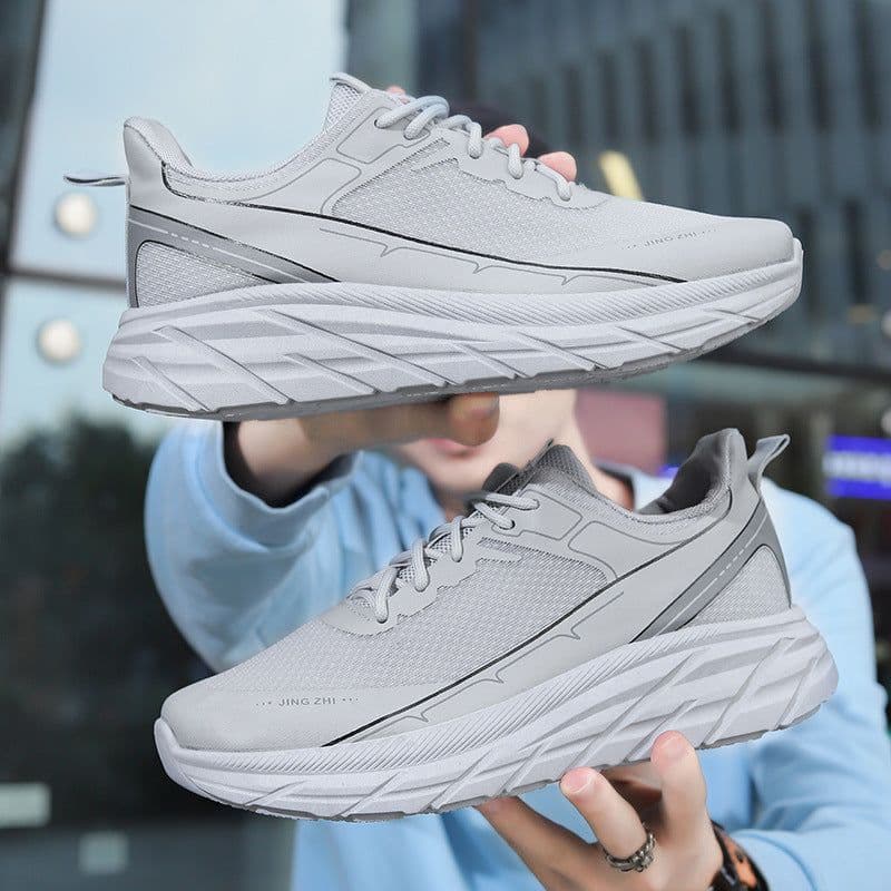 image-Fashion Thick-soled Anti-skid Shoes Ins Slip-on Casual Lazy Shoes Men Outdoor Breathable Lace-up Running Sports Sneakers