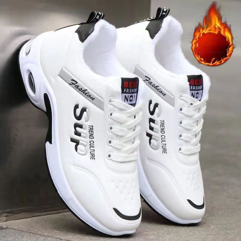 image-Mesh Slip On Air Cushion Shoes For Men Outdoor Breathable Lace-up Sneakers Csual Lightweight Running Sports Shoes
