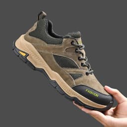 image-Lace-up Sneakers For Men Casual Breathable Outdoor Hiking Running Sports Shoes
