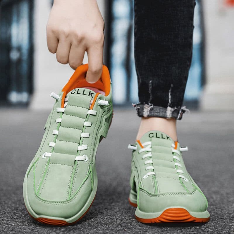 image-Fashion Skateboard Shoes Men Anti-skid Slip-on Flats Casual Lazy Shoes Outdoor Breathable Running Sports Sneakers