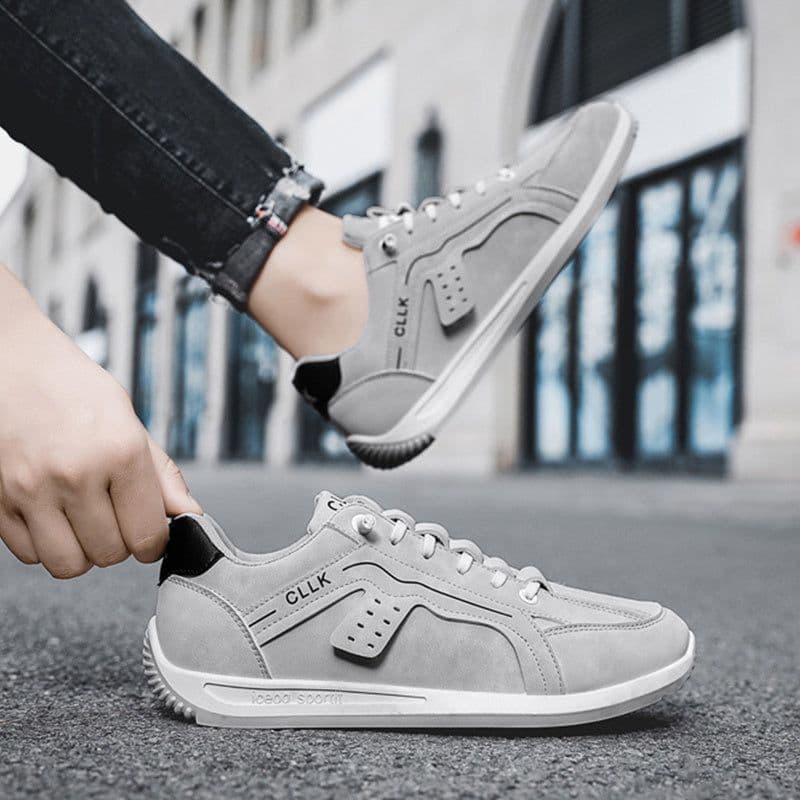 image-Fashion Skateboard Shoes Men Anti-skid Slip-on Flats Casual Lazy Shoes Outdoor Breathable Running Sports Sneakers