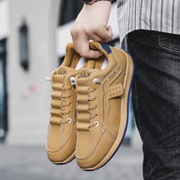 image-Fashion Skateboard Shoes Men Anti-skid Slip-on Flats Casual Lazy Shoes Outdoor Breathable Running Sports Sneakers