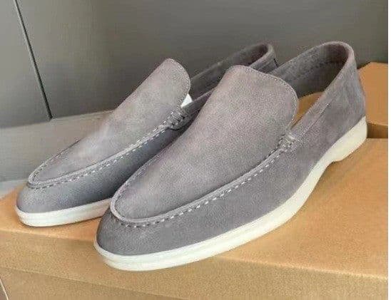image-Men's Loafers Summer Casual Frost Flat Shoes Slip-on Driving Shoes