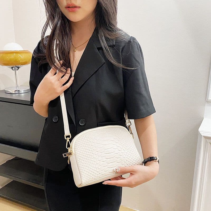 image-New Cowhide Women Bag High Quality One Shoulder Crossbody Fashion
