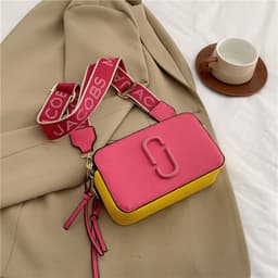 image-Bag Fashionable Wide Shoulder Strap Crossbody Small Bag Fashionable All-match Small Square Bag