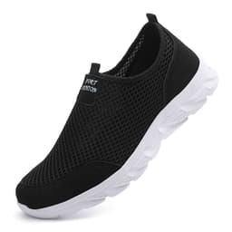 image-Men's Summer Mesh Slip-on Breathable Sneaker Lightweight Travel Shoes