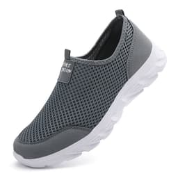 image-Men's Summer Mesh Slip-on Breathable Sneaker Lightweight Travel Shoes