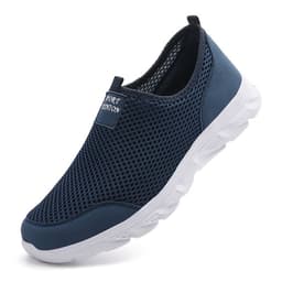 image-Men's Summer Mesh Slip-on Breathable Sneaker Lightweight Travel Shoes