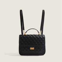 image-Special-interest Design Backpack Women's Rhombus Portable
