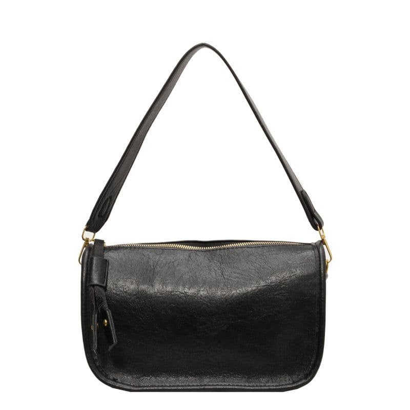 image-Boston Bag Women's Soft Leather Large Capacity Shoulder Crossbody