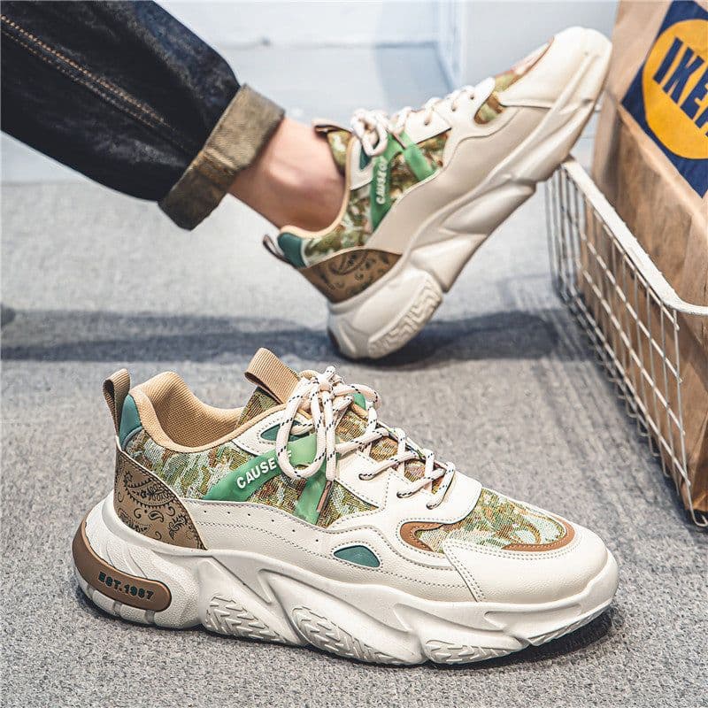 image-Men's Shoes Trendy Sneakers Teenagers Height Increasing