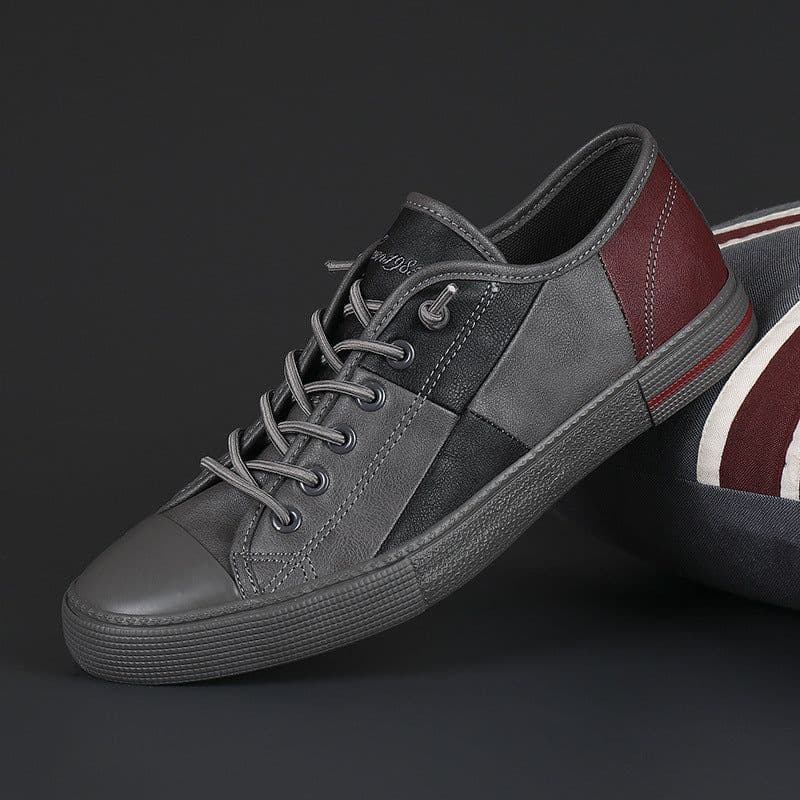 image-All-matching Color Matching Color Contrast Slip-on Loafers Men's Shoes