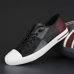 image-All-matching Color Matching Color Contrast Slip-on Loafers Men's Shoes