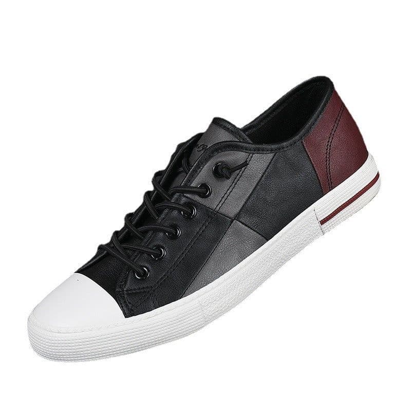 image-All-matching Color Matching Color Contrast Slip-on Loafers Men's Shoes