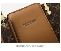 image-Women's Generous One-shoulder Crossbody Printing Large Capacity Bag