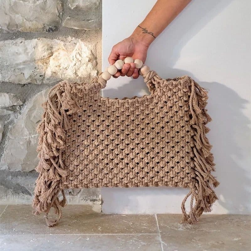 image-Woven Women's Crossbody Mini Phone Bag