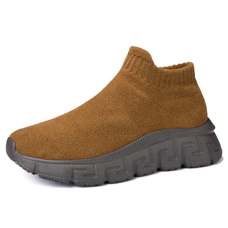 image-Technology Flying Woven Surface Winter Fashionable Breathable Comfortable Slip-on Casual Shoes