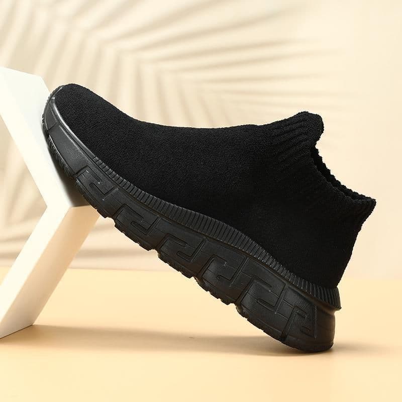 image-Technology Flying Woven Surface Winter Fashionable Breathable Comfortable Slip-on Casual Shoes