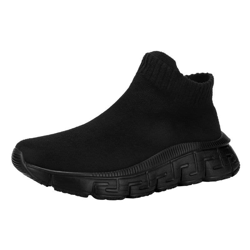 image-Technology Flying Woven Surface Winter Fashionable Breathable Comfortable Slip-on Casual Shoes