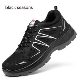 image-Breathable Mesh Fabric Anti Smashing And Puncture Protective Safety Shoes
