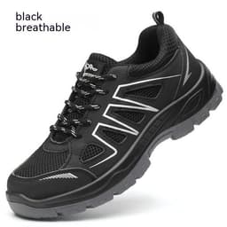 image-Breathable Mesh Fabric Anti Smashing And Puncture Protective Safety Shoes