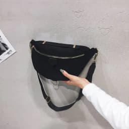 image-Oxford Cloth Fashion Casual Waist Bag One Shoulder Crossbody Chest Bag