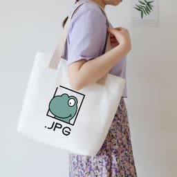image-Women's Canvas Artistic Portable One-shoulder Mummy Tote Bag