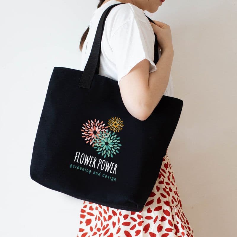 image-Women's Canvas Artistic Portable One-shoulder Mummy Tote Bag