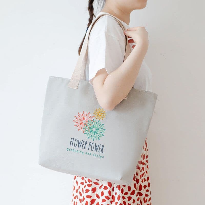 image-Women's Canvas Artistic Portable One-shoulder Mummy Tote Bag