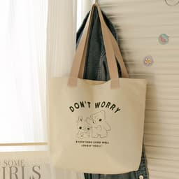 image-Women's Canvas Artistic Portable One-shoulder Mummy Tote Bag