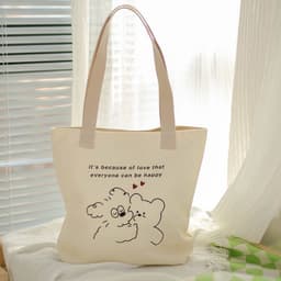 image-Women's Canvas Artistic Portable One-shoulder Mummy Tote Bag