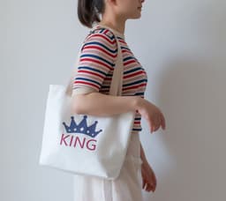 image-Women's Canvas Artistic Portable One-shoulder Mummy Tote Bag
