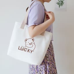 image-Women's Canvas Artistic Portable One-shoulder Mummy Tote Bag