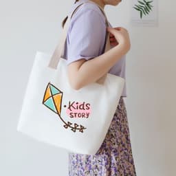 image-Women's Canvas Artistic Portable One-shoulder Mummy Tote Bag