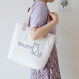 image-Women's Canvas Artistic Portable One-shoulder Mummy Tote Bag