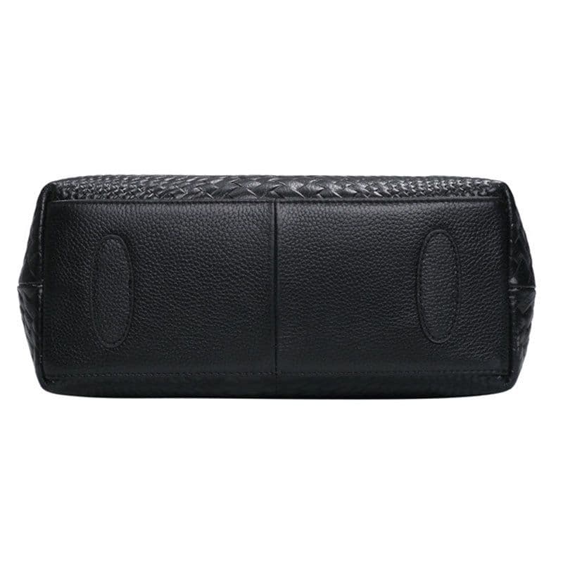 image-Genuine Leather Women's Woven Bag Crossbody Small Bag Women's Shoulder Messenger Bag
