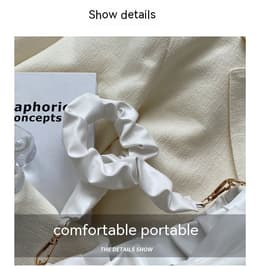 image-2022 New Fashion Casual Chain Crossbody Cute Bow Shoulder Underarm Bag