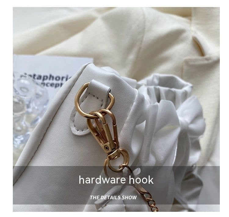 image-2022 New Fashion Casual Chain Crossbody Cute Bow Shoulder Underarm Bag