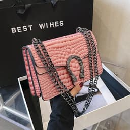 image-Fashion Chain Women's Shoulder Crossbody Small Square Bag